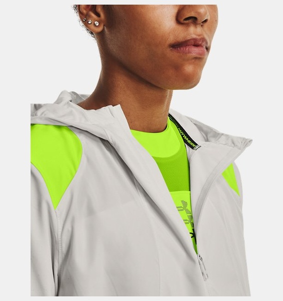 Gri Kadın UA Koşu Anywhere Anorak
