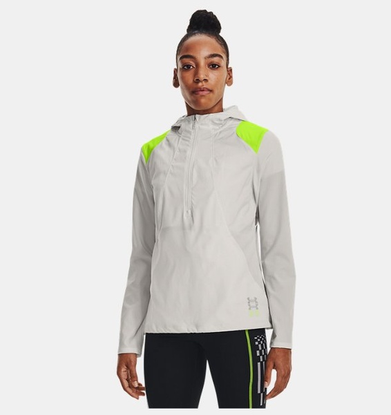 Gri Kadın UA Koşu Anywhere Anorak
