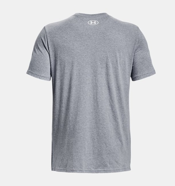 Gri Erkek UA Camo Chest Stripe Kısa Kollu T-shirt