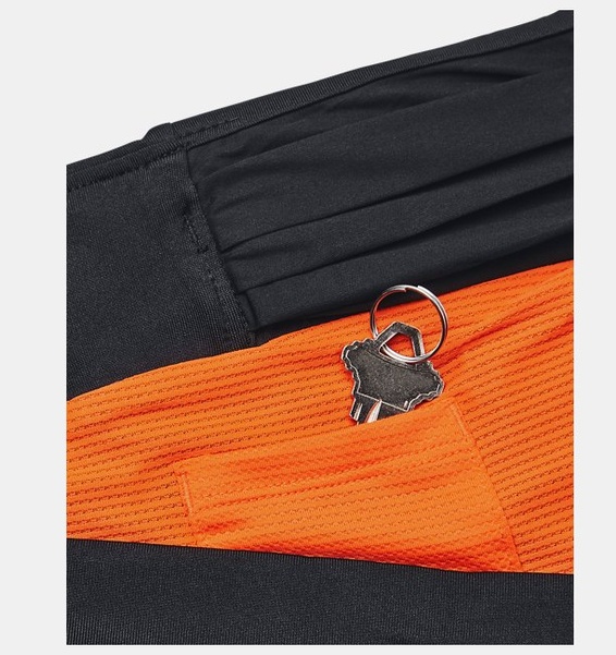 Siyah Erkek UA Launch Pro 2n1 7inch Şort