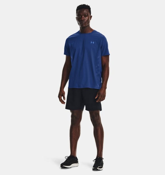 Siyah Erkek UA Launch Pro 2n1 7inch Şort