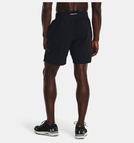 Siyah Erkek UA Launch Pro 2n1 7inch Şort