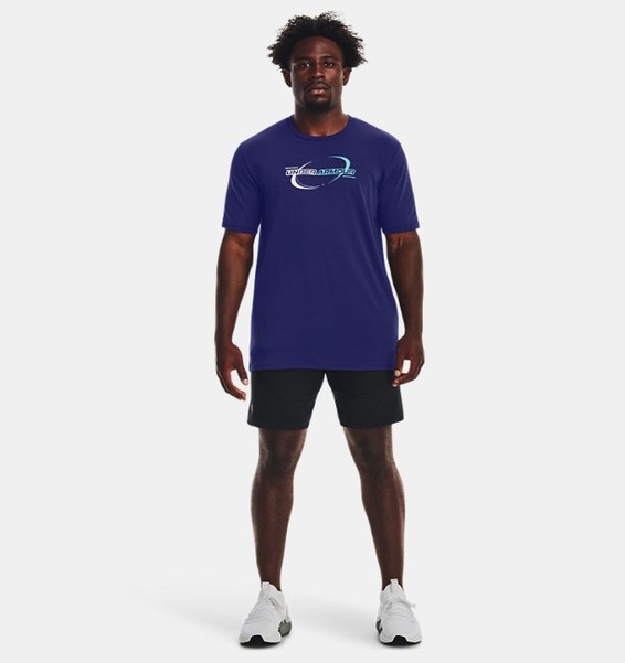 Mavi Erkek UA Sportstyle Kısa Kollu