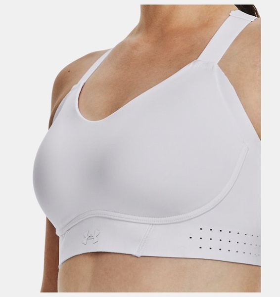 Beyaz Kadın UA Uplift High Spor Sütyeni