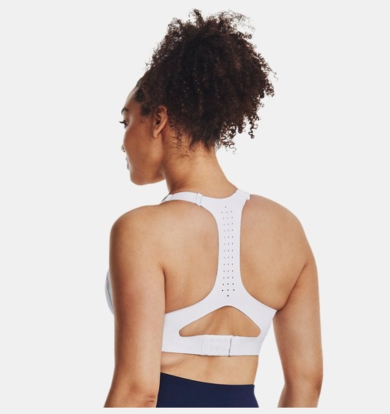 Beyaz Kadın UA Uplift High Spor Sütyeni