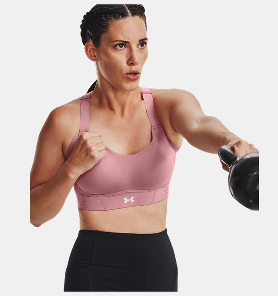 Pembe Kadın UA Uplift High Spor Sütyeni