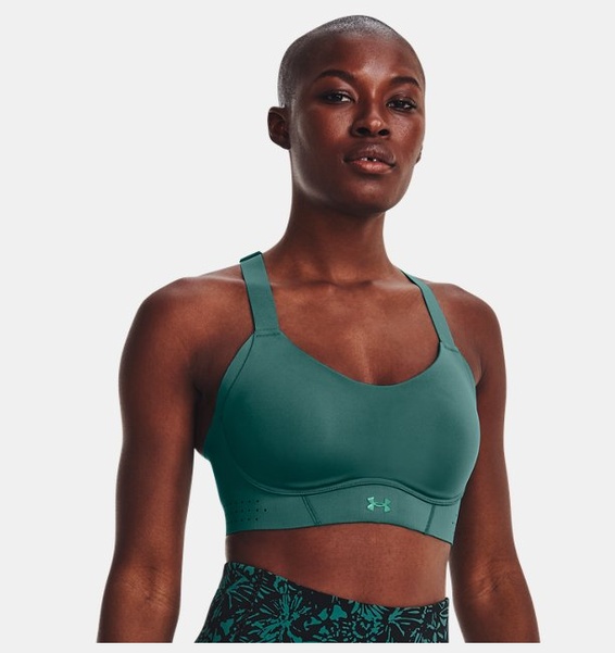 Yeşil Kadın UA Uplift High Spor Sütyeni
