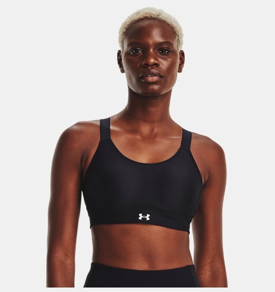 Siyah Kadın UA Infinity High Crossover Spor Sütyeni