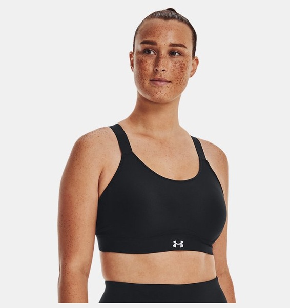 Siyah Kadın UA Infinity High Crossover Spor Sütyeni