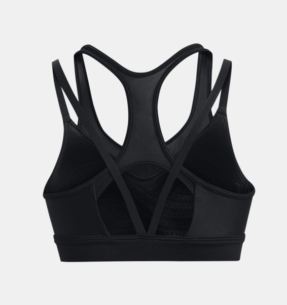 Siyah Kadın UA Infinity Low Mesh Spor Sütyeni