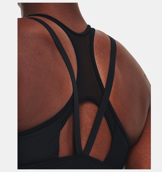 Siyah Kadın UA Infinity Low Mesh Spor Sütyeni