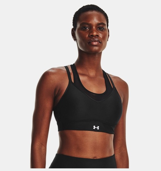 Siyah Kadın UA Infinity Low Mesh Spor Sütyeni