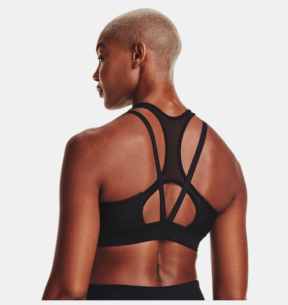 Siyah Kadın UA Infinity Low Mesh Spor Sütyeni