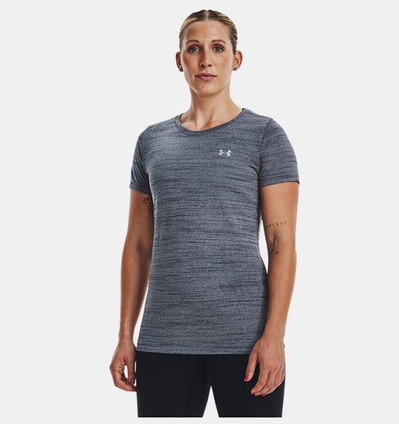 Gri Kadın UA Tech™ Tiger Kısa Kollu T-shirt