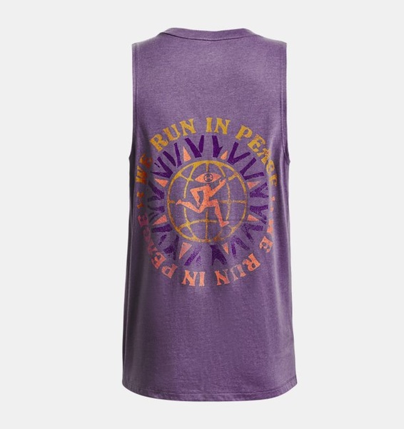 Mor Erkek UA We Koşu In Peace Atlet