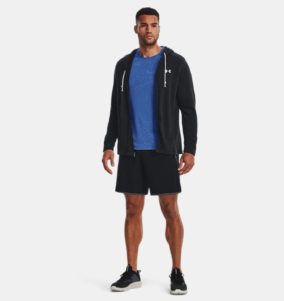 Siyah Erkek UA HIIT Dokuma 8" Şort