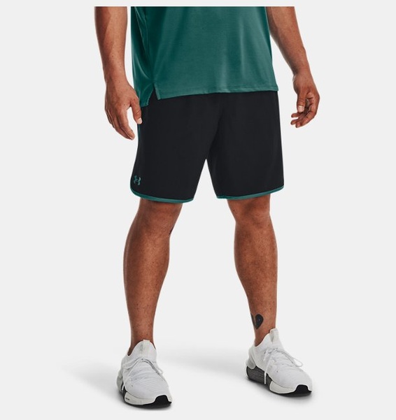Siyah Erkek UA HIIT Dokuma 8" Şort