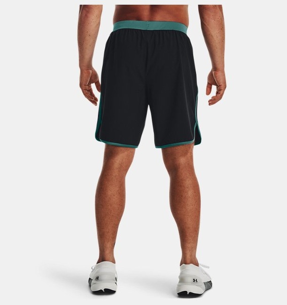 Siyah Erkek UA HIIT Dokuma 8" Şort
