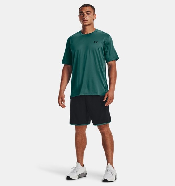 Siyah Erkek UA HIIT Dokuma 8" Şort