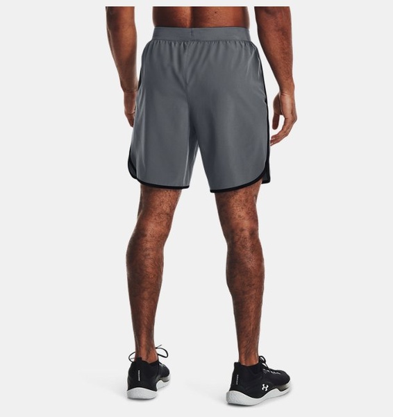Gri Erkek UA HIIT Dokuma 8" Şort