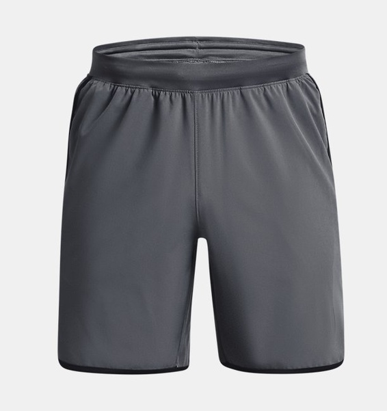Gri Erkek UA HIIT Dokuma 8" Şort