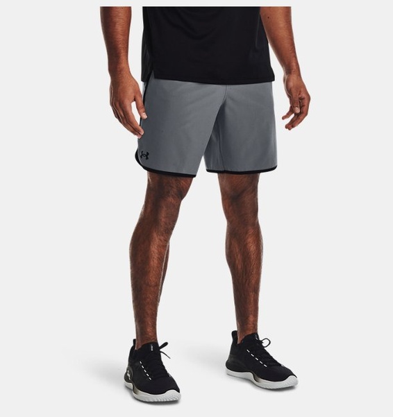 Gri Erkek UA HIIT Dokuma 8" Şort
