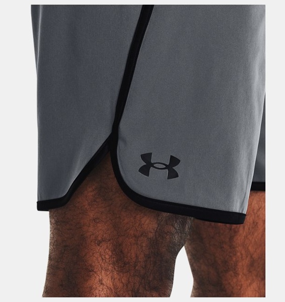 Gri Erkek UA HIIT Dokuma 8" Şort