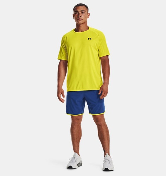 Mavi Erkek UA HIIT Dokuma 8" Şort