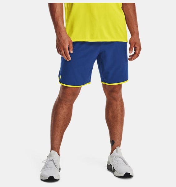 Mavi Erkek UA HIIT Dokuma 8" Şort