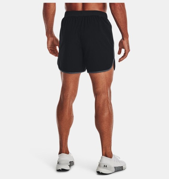 Siyah Erkek UA HIIT Dokuma 6" Şort
