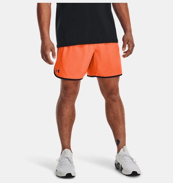 Turuncu Erkek UA HIIT Dokuma 6" Şort