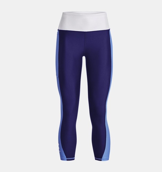 Mavi Kadın HeatGear® No-Slip Waistband Blocked Bilekte Tayt