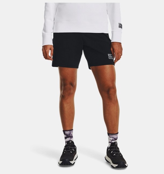 Siyah Unisex UA Summit Örgü Şort