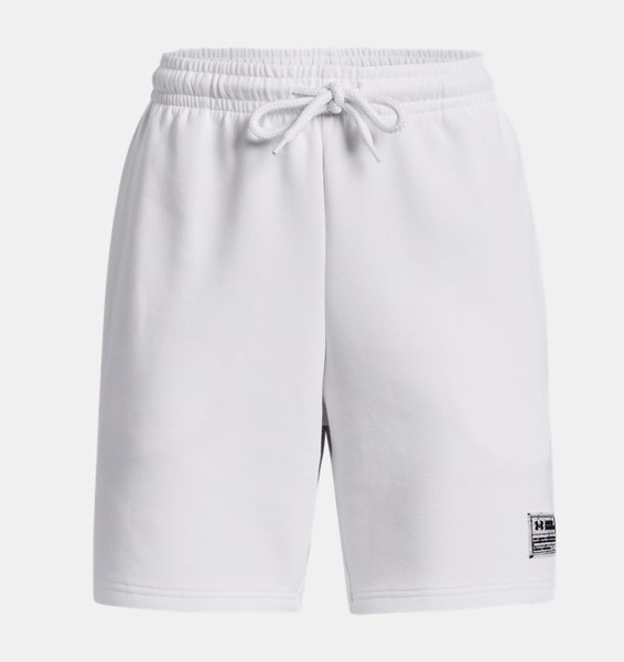 Beyaz Unisex UA Summit Örgü Şort