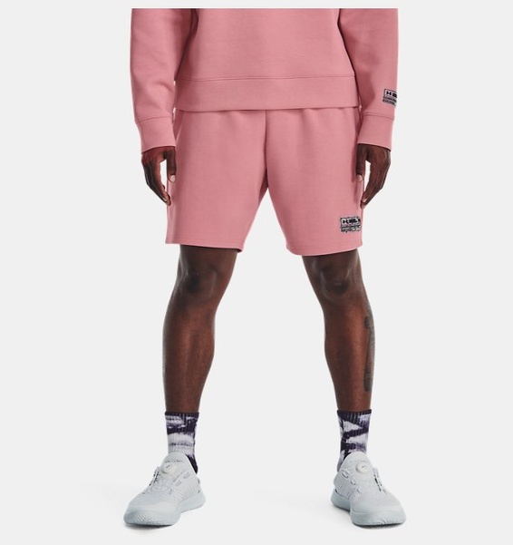 Pembe Unisex UA Summit Örgü Şort