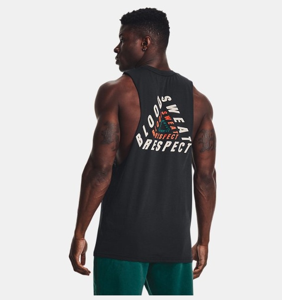 Siyah Erkek Project Rock DMND Muscle Atlet