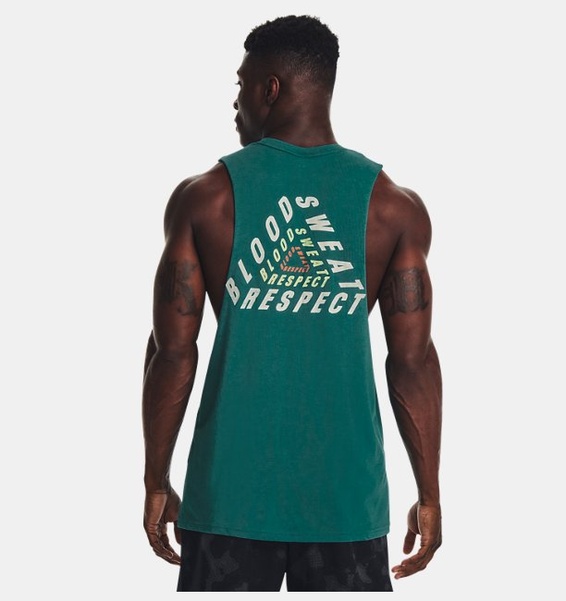 Yeşil Erkek Project Rock DMND Muscle Atlet