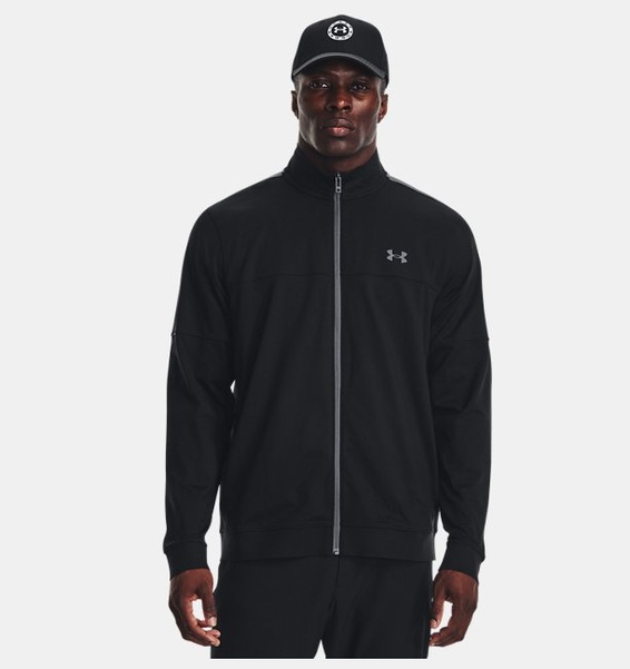 Siyah Erkek UA Storm Midlayer Tam Boy Fermuarlı Sweatshirt