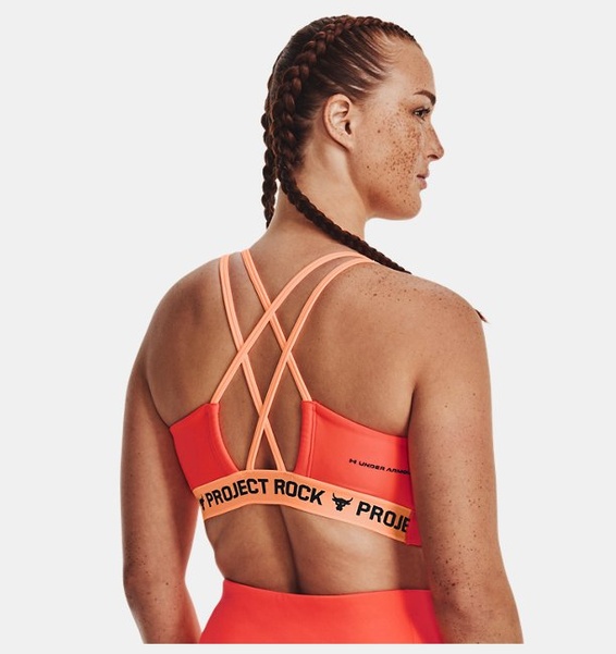 Turuncu Kadın Project Rock Crossback Family Spor Sütyeni