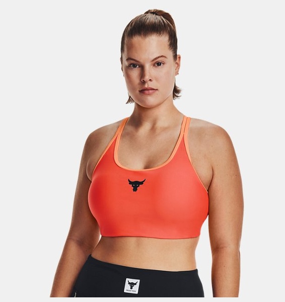 Turuncu Kadın Project Rock Crossback Family Spor Sütyeni