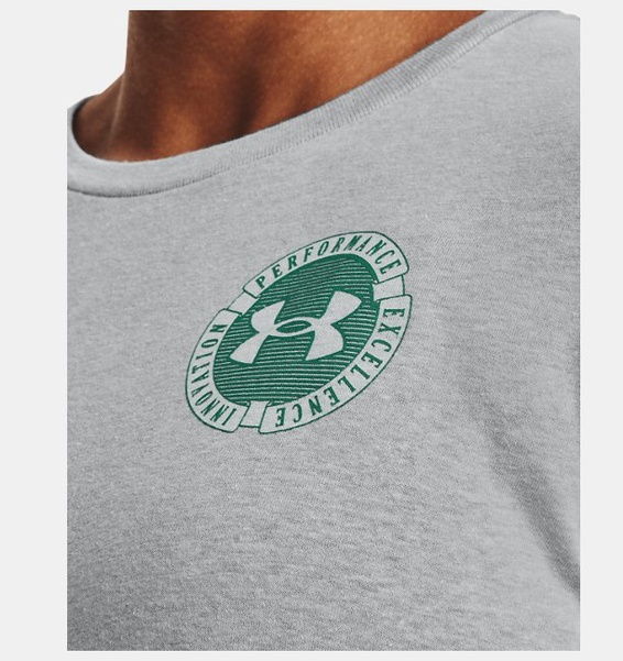 Gri Kadın UA Collegiate Varsity Kısa Kollu