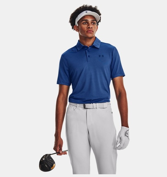 Mavi Erkek UA Playoff 3.0 Stripe Polo