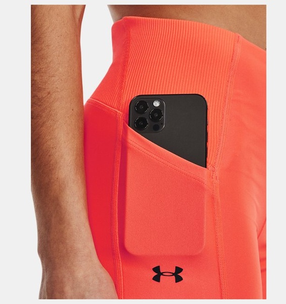 Turuncu Kadın HeatGear® Mid Rise Şort
