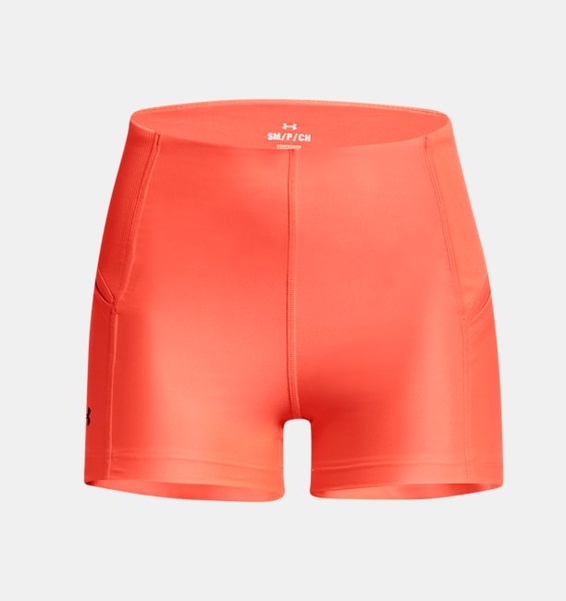 Turuncu Kadın HeatGear® Mid Rise Şort