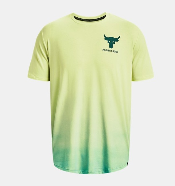 Yeşil Erkek Project Rock Fade Kısa Kollu