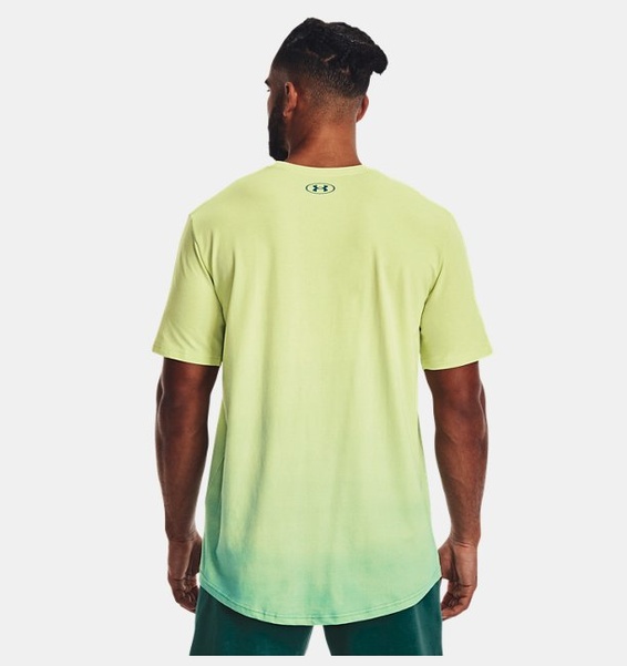 Yeşil Erkek Project Rock Fade Kısa Kollu