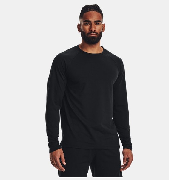 Siyah Erkek UA Meridian Uzun Kollu T-shirt