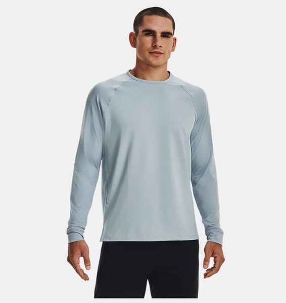 Mavi Erkek UA Meridian Uzun Kollu T-shirt