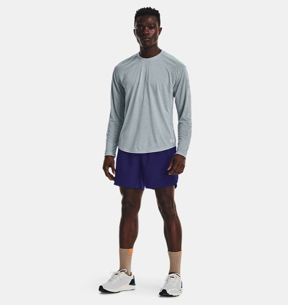 Mavi Erkek UA Train Anywhere Breeze Uzun Kollu T-shirt