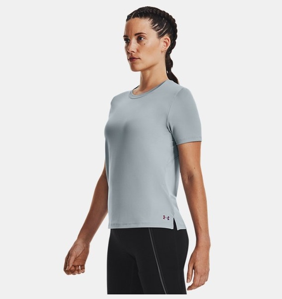 Mavi Kadın UA RUSH™ Pencereli Kısa Kollu T-shirt